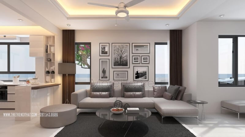 Thiết kế nội thất phòng khách