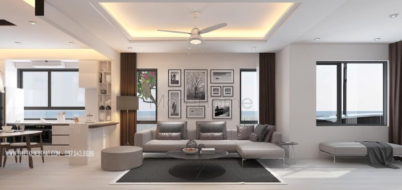 Thiết kế nội thất phòng khách