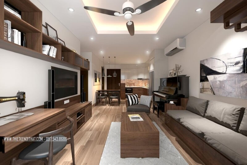 Nội thất phòng khách đẹp sử dụng hầu hết các đường nét trang trí đơn giản, các khối hình đơn giản, không cầu kỳ trong kiểu cách hay các nét trạm trổ chi tiết mang lại cảm giác cơi nới và rộng hơn cho không gian tiếp khách của gia chủ Sức hút mới về các mẫu trang trí nội thất phòng khách đẳng cấp
