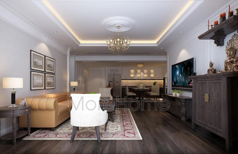 Chia sẻ những mẫu thiết kế phòng khách sang trọng