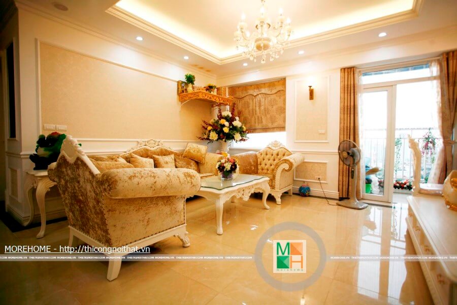 Chia sẻ những mẫu thiết kế phòng khách sang trọng