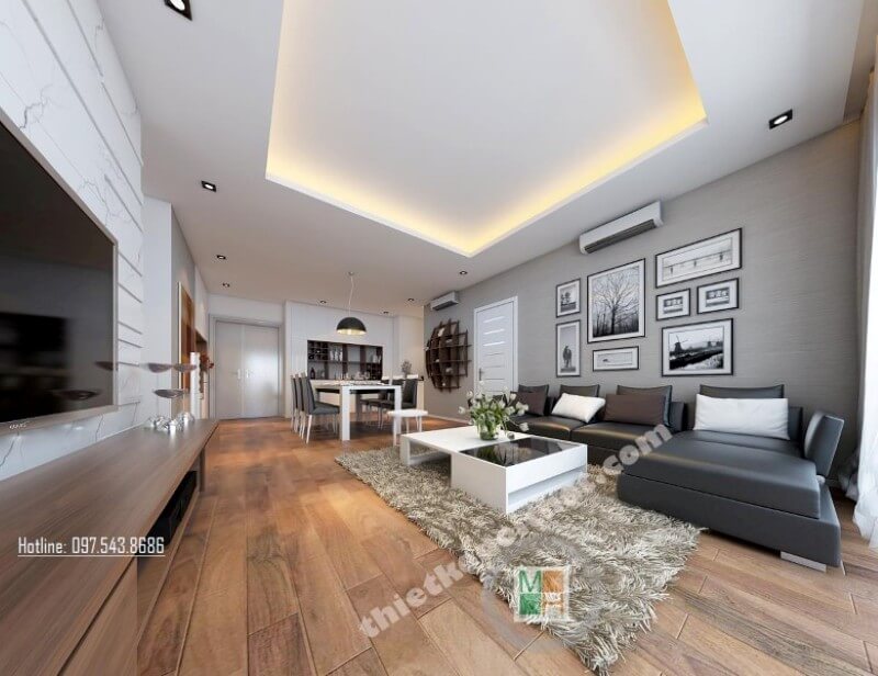 Chia sẻ những mẫu thiết kế phòng khách sang trọng