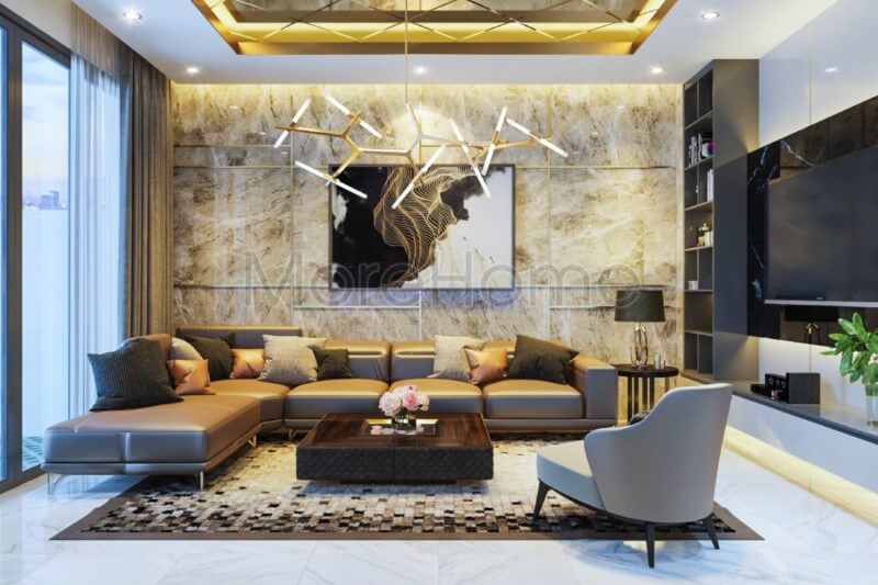 Các mẫu bố trí phòng khách đẹp tiện nghi đa phong cách