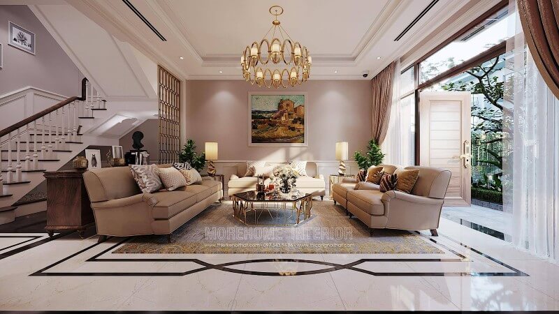Thiết kế trang trí nội thất phòng khách đẹp cao cấp tại hà nội Các phong cách bày trí phòng khách đặc sắc