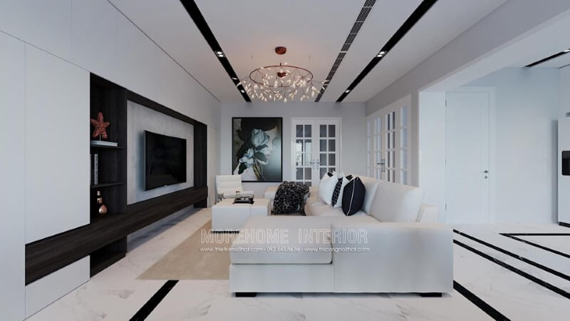 Thiết kế nội thất phòng khách nhà phố hiện đại Khám phá các mẫu thiết kế phòng khách sang trọng
