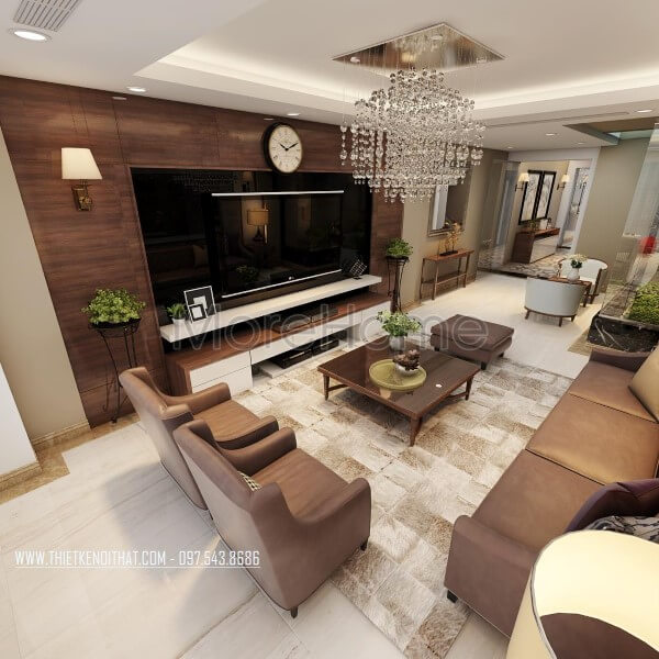 thiết kế phòng khách