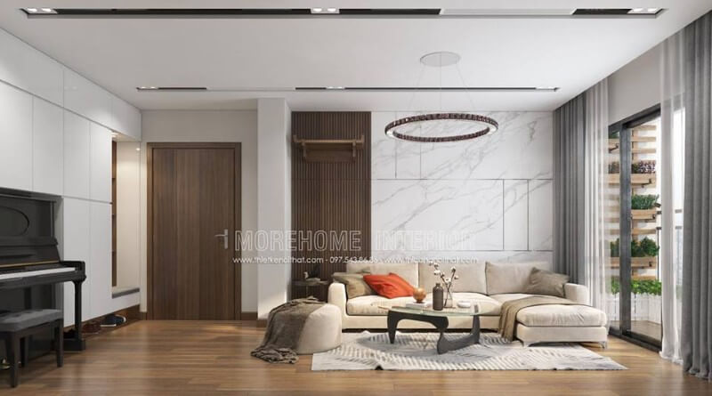 Xu hướng thiết kế phòng khách tiện nghi