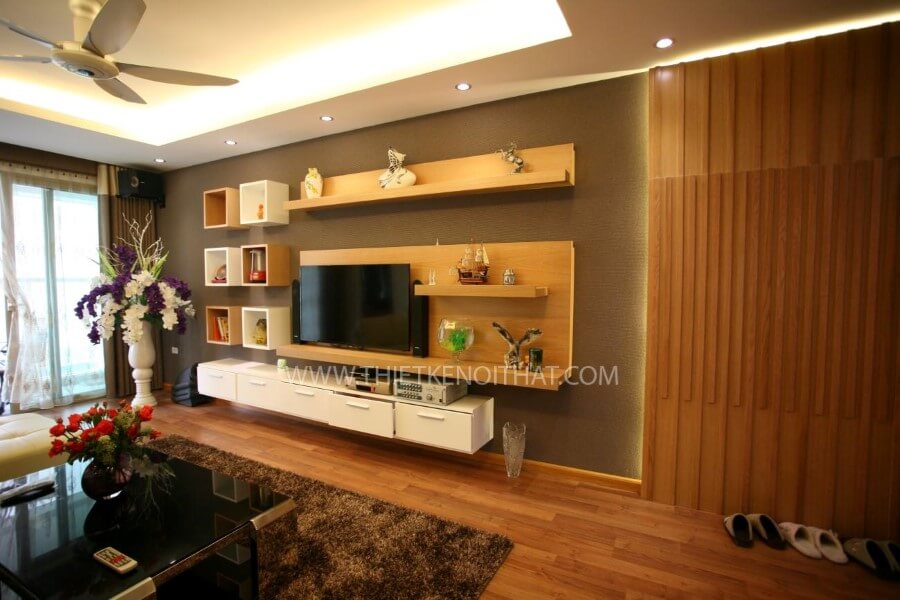 Xu hướng thiết kế phòng khách tiện nghi