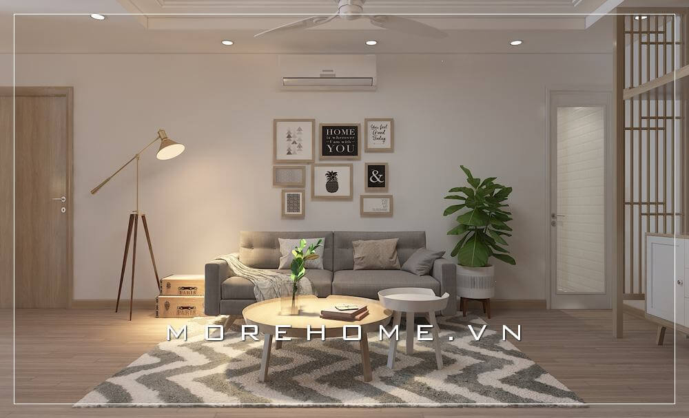 Thiết kế trang trí bố trí phòng khách nhỏ đẹp cho căn hộ chung cư. Thiết kế nội thất