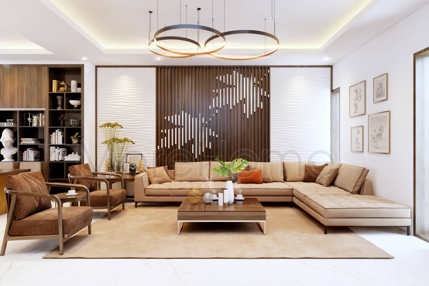 Thiết kế nội thất phòng khách đẹp