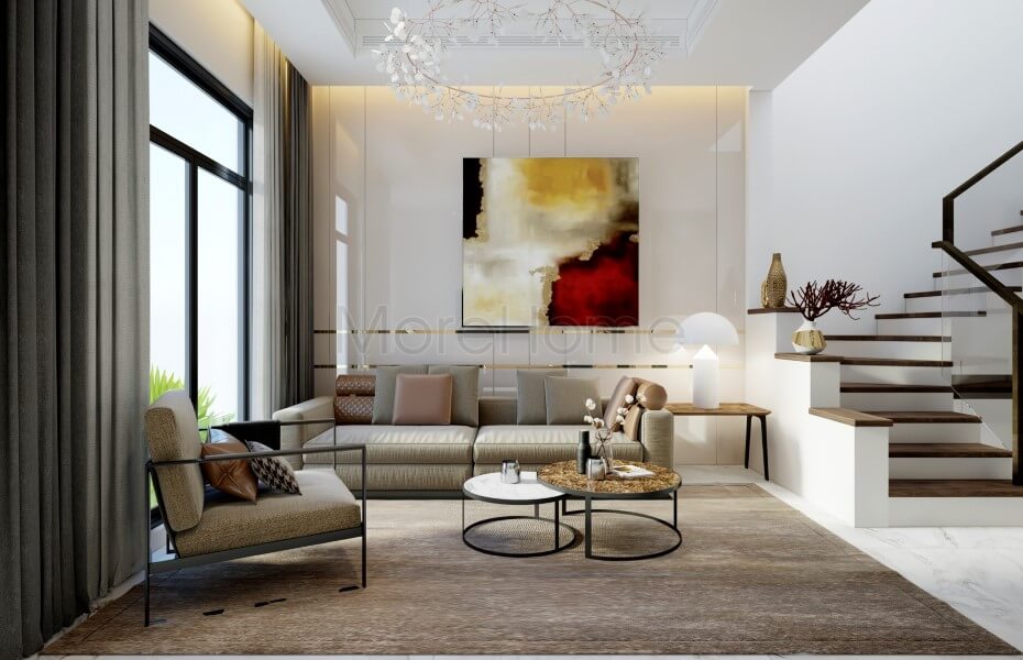 Các ý tưởng thiết kế phòng khách sang trọng và cao cấp