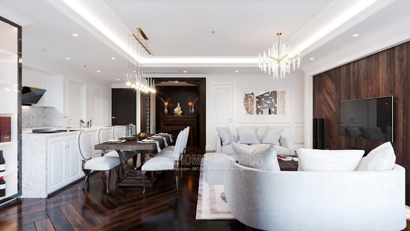 Gợi ý các mẫu trang trí phòng khách cao cấp sang trọng