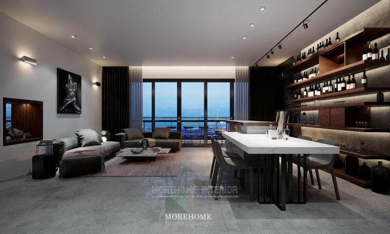 Mẫu thiết kế nội thất phòng khách chung cư sang trọng và tinh tế Lựa chọn mẫu thiết kế phòng khách độc đáo