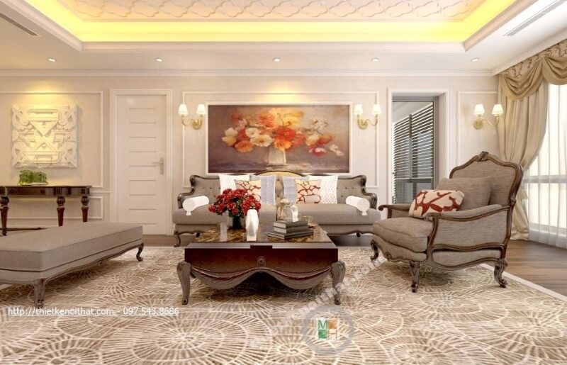 Thiết kế phòng khách tại Hà Nội