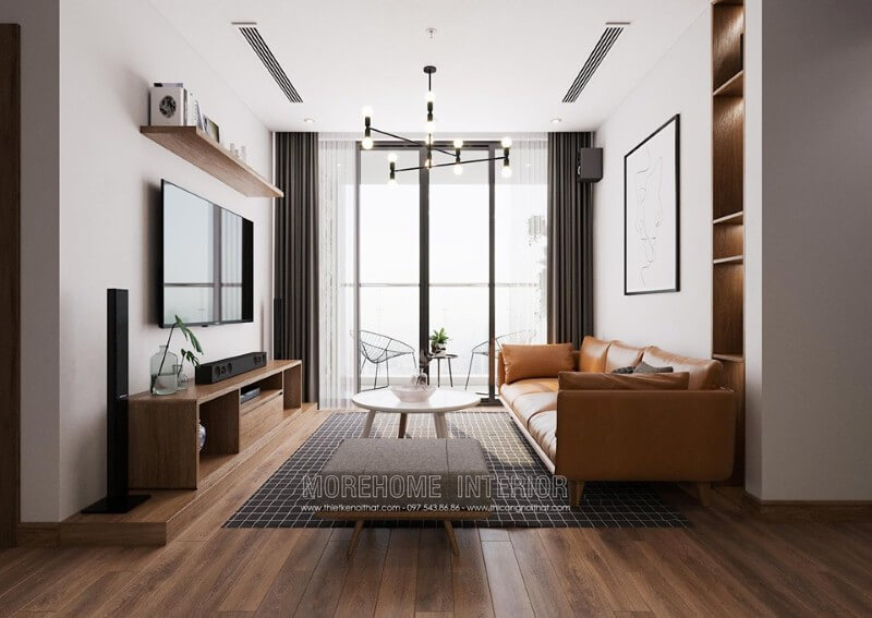 Thiết kế nội thất chung cư Vinhomes Sky Lake Mẫu nội thất chung cư