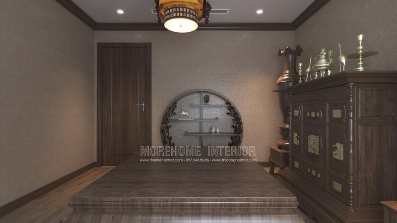 Mẫu phòng thờ chung cư hiện đại, đẹp Mẫu nội thất chung cư