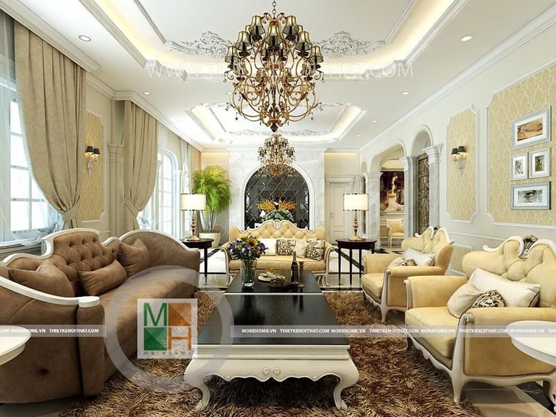 Theo dõi những mẫu thiết kế phòng khách đẹp sang trọng