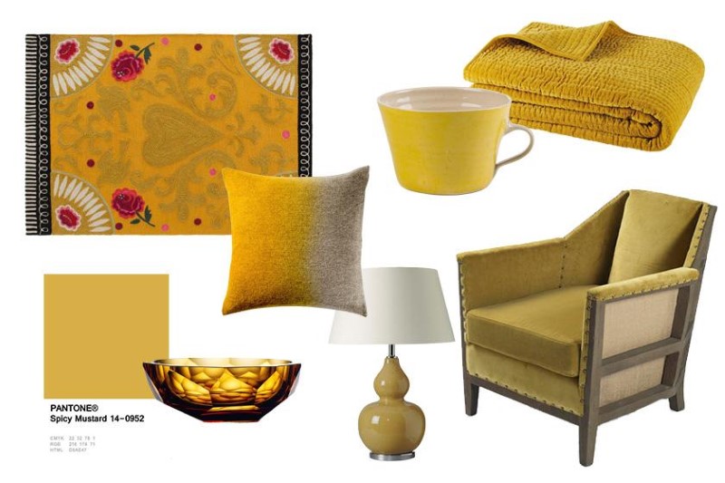 Nội thất màu sắc xu hướng cho năm 2018: Pantone của Mù tạt Vàng Nội thất màu sắc xu hướng cho năm 2018: Pantone của Mù tạt Vàng
